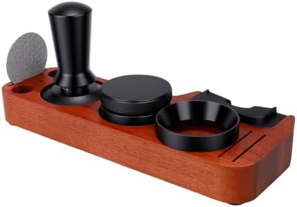 51mm Prep Station, 30lb Tamping Set, Sapele Wood - Image 3