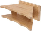Bamboo Coffee Filter Holder Rack Keeps Papers Dry and Organized by DEARMAMY