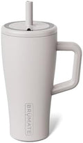 BrüMate Era 20 oz Tumbler with Handle and Straw | 100% Leakproof Insulated Tumbler with Lid and Straw | Made of Stainless Steel | Cup Holder Friendly Base | 20oz (Dune) by Br%C3%BCMate