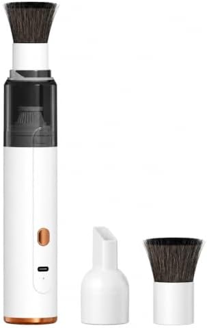 Coffee Vacuum for Mixpresso Single Cup Brewer 2022–2026, Handheld Cleaner with Brush Attachment and Narrow Nozzle for Coffee Grounds, Grinder Areas and Countertops,B White by QLGVYGT