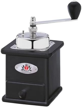 Zassenhaus Brasilia Black Coffee Mill/Grinder, Black Beech by Zassenhaus
