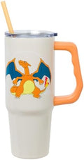 Silver Buffalo Pokemon Charizard Fire Type Stainless Steel Tumbler, 30oz by SilverBuffalo