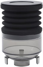Coffee Grinder Silicone Bellows Funnel for Baratza Sette 270 BG30, Grounds Cleaning and Collection for Hopper, Aluminum Lid, Hand Press Air Blower Accessory, Black, Quick Bean Swap by Unknown
