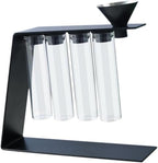 Coffee Bean Storage Container Set with Glass Tubes and Iron Rack - Image 7