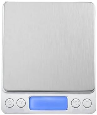 Electronic Scale, Digital Kitchen Scale Mini Pocket Stainless Steel Precision Jewelry Electronic Balance Weight Gold Gram 0.1/3000g Weigh Scales,for Meal Prep, Baking and Cooking(3000g 0.1g USB) - Image 2