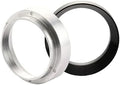 Magnetic Aluminum Espresso Dosing Ring Dosing Funnel, 51mm 53mm 58mm, Coffee Accessories for Portafilters(Black 53MM) by Unknown