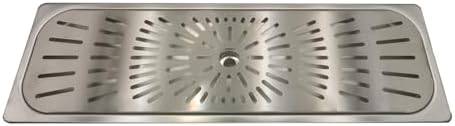 Stainless Steel Drip Tray - Perfect for Homes, Clubs, Bars, Cafes, Restaurants, Hotels, Or Commercial Use - Easy to Clean, No Drainage Required (6.4 * 20.9inch) by KKAFFEELUX