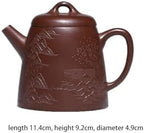 Tea Pots For Loose Tea Chinese Retro Classic Purple Clay Pot Home Office Teapot Retro Style Tea Set Suitable For Most Teas Tea Infuser Pot - Image 2