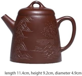 Tea Pots For Loose Tea Chinese Retro Classic Purple Clay Pot Home Office Teapot Retro Style Tea Set Suitable For Most Teas Tea Infuser Pot - Image 2