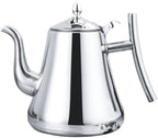 Small Stainless Steel Tea Kettle with Infuser, Food Grade Stainless Steel Teapot, Teakettle for Stovetop Induction Stove Top, No Whistle(Sliver,1.5L) by Unknown
