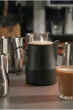 Stainless Steel Pitcher 500 ml for Coffee Milk Frothing Black - Image 3