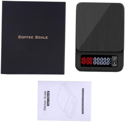 Digital Kitchen Food Scale Black with Timer, Precision Sensors by CIYODO