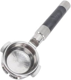 54mm Bottomless Portafilter, Fits 54mm Machines Stainless Steel with Filter Basket Espresso Machine Accessories Replacement Parts (Black) - Image 5