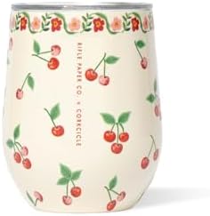 Corkcicle x Rifle Paper Co. 12 oz Insulated Tumbler, Cherries by Corkcicle