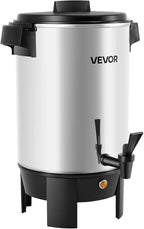 VEVOR Commercial Coffee Urn, 30 Cup 4.5 L Hot Beverage Dispenser with Dripless Faucet, Quick-Brewing Commercial Coffee Maker, Automatic Temperature Control, for Catering, Party, Church & Restaurant by VEVOR
