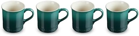 Le Creuset Stoneware Vancouver Mug, Set of 4, 14 oz. each, Artichaut - Image 2