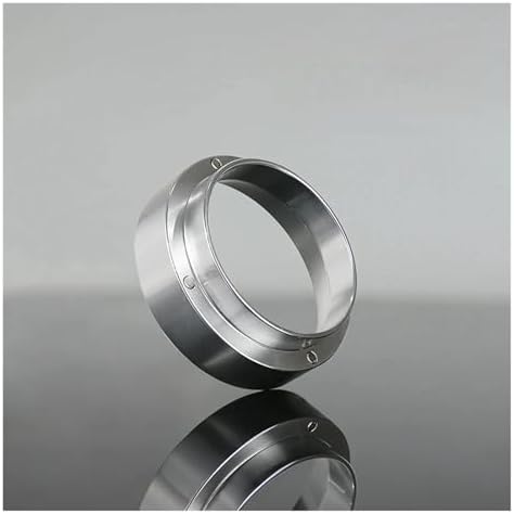 Espresso Dosing Funnel 10 Pcs Coffee Metering Rings Magnetic Funnel Espresso Machine Accessories Barista Tools(Silver,51mm) - Image 2