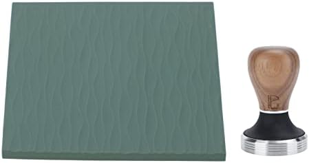 Silicone Coffee Tamper and Tamping Mat for Home Baristas 58mm Durable and Odorless Material (Green) - Image 4