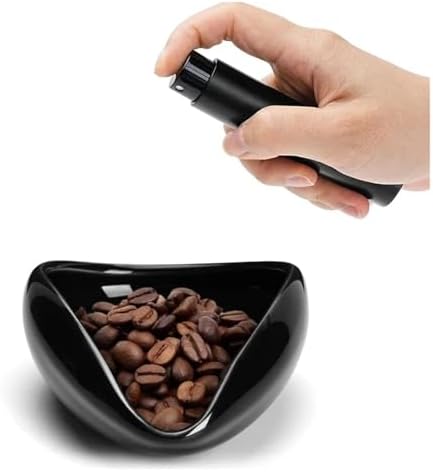 Ceramic Coffee Bean Dosing Cup and Spoon Set Measuring Tray Kit(A) - Image 5
