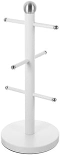 Abaodam White Iron Mug Cup Holder Tree Xmas for Kitchen Countertop by Abaodam