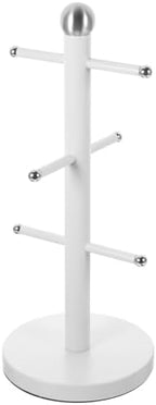 Abaodam White Iron Mug Cup Holder Tree Xmas for Kitchen Countertop by Abaodam