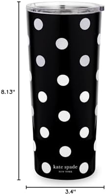 kate spade new york 24 oz Insulated Tumbler, Picture Dot - Image 6