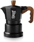 Bincoo Three Valve Espresso Maker Stovetop,Camping Moka Pot 2 Cup/120ML,Stove Top Espresso Italian Coffee Maker,Easy to Use by Bincoo