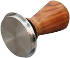 51/53/58mm Espresso Coffee Tamper Spring-loaded Calibrated Tamper with Premium Stainless Steel Walnut Wooden Handle Tamper - Image 6