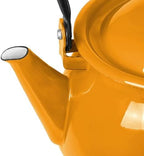 Vintage Enamel Kettle, Tea Pot Stovetop for Hot Water Fast to Boil, Teapot for Stovetop, Hot Water Kettle Teapot (Mustard 3.5L) - Image 2