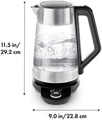 OXO Brew Adjustable Temperature Kettle, Electric, Clear & BREW Twisting Tea Ball Infuser - Image 3