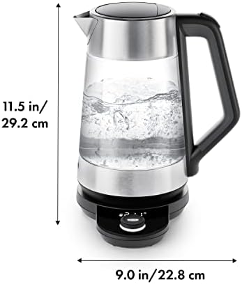 OXO Brew Adjustable Temperature Kettle, Electric, Clear & BREW Twisting Tea Ball Infuser - Image 3
