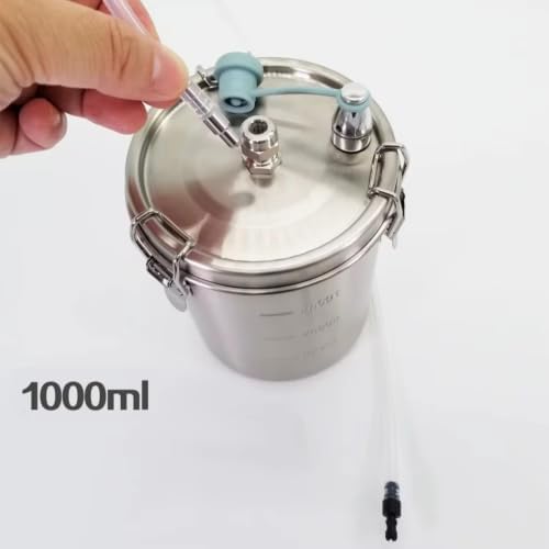1000ml Milk Storage Tank with Frothing Pitcher for Coffee - Image 4