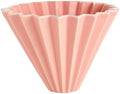 Coffee Filter, Ceramic Origami Style, Multi Color Minimalist Design, Suitable For Daily Home And Shops(Pink) by Unknown
