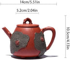 Tea Pots For Loose Tea Handmade Purple Clay Pot Home Tea Room Party Tea Kettle Office Lounge Afternoon Tea Tea Set Tea Infuser Pot - Image 2