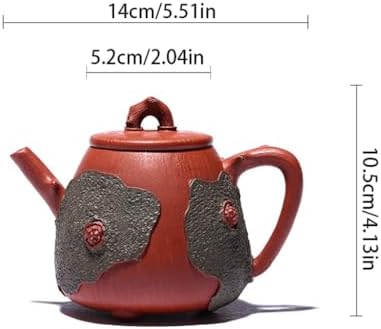 Tea Pots For Loose Tea Handmade Purple Clay Pot Home Tea Room Party Tea Kettle Office Lounge Afternoon Tea Tea Set Tea Infuser Pot - Image 2