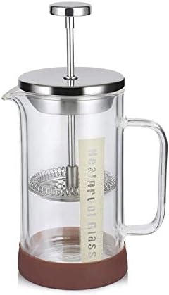 Coffee Maker - Stainless Steel & Glass French Coffee Press,Double Wall Thermal Insulated Borosilicate Glass Coffee Press. (Size : 500ML) by Unknown