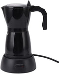Asixxsix Electric Espresso Maker, 300ML 6 Cup mocha Pot Italian Coffee Maker Portable Cuban Coffee Maker Coffee Percolator, Camping mocha Coffee Pot for mocha Cappuccino Latte, 550W 110V by Asixxsix