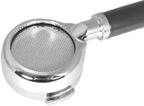 Rocket 58mm Bottomless Portafilter & 12oz Frothing Pitcher (Matte White) Barista Accessory Bundle | Espresso Puck-Prep & Milk-Steaming Tool Kit - Image 3
