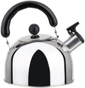 YBM Home Stainless Steel Stovetop Whistling Tea Kettle 3L with Handle, Induction Compatiable - Silver 3 Liter by YBMHome