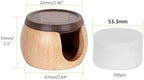 Compatible for IKAPE Espresso Wooden Box with 200Pcs Paper Filters, Puck Screen Paper Filters Fit 51mm 54mm 58mm Portafilter Baskets for Home Espresso Making(54MM) - Image 2