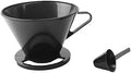 Coffee Filters Reusable Plastic Coffee Cone Filter Holder Maker Pour Over Cup Dripper Mesh Strainer with Measuring Spoon by Unknown