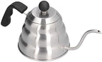 Stainless Steel Pour Over Coffee Kettle with Gooseneck Spout 0 2L Ergonomic Design for Manual Compatible with Gas Electric Induction by Sonew