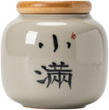 thalo Stash Jar Container Bulk Tea Storage Container Ceramic Candy Nut Sealed Jar Home Kitchen Food Storage Jar Empty Jar Small Portable Vintage Storage Jars(Color:A) by Unknown