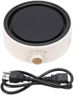 Haofy Electric Hot Plate 500W Portable Tea Stove Small Countertop Burner with Auto Shut Off for Brewing Water, Mini Electric Stove White (US Plug 110V) - Image 6