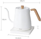 Gavigain Gooseneck Electric Kettle,Quick Heating Electric Kettle Stainless Steel Interior for Pour Over Coffee Tea Boiling Water for Home Office, Gavigainms9cyedh2p - Image 5