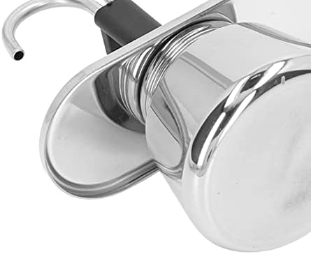 TOPINCN Moka Pot 100ml Stainless Steel Dual Pipe Maker - Image 7