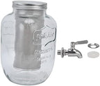 Dpofirs 4L Cold Brew Coffee Maker | Retro Glass Iced Coffee Dispenser for Home Kitchen by Dpofirs