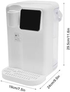 Instant Hot Water Dispenser 3L Desktop Instant Hot Water Dispenser Touch Screen Countertop Water Filter Heating Temperature 77-210.2℉ W/Water Filter Water Tank Drip Tray 1700W (White) - Image 2