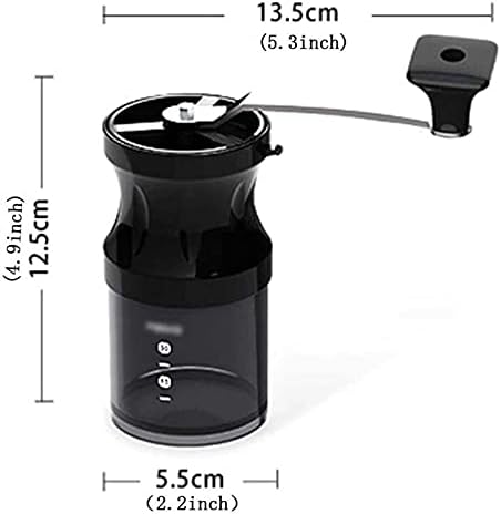 Manual Coffee Grinder Ceramic Burr. Coffee Grinder Grinder Adjustable Setting Portable Hand Crank Coffee Bean Conical Mill for French Press Coffee - Image 2