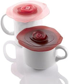 Set of 4 Charles Viancin Silicone Drink Covers – Wine Glass Covers – Small Silicon Lids – Cup Covers – 4 Inch Coffee Cup Lids - Image 5